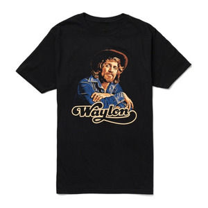 Seager X Waylon Jennings Heritage Tee, Classic Unisex Retro T-Shirt